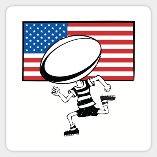 Rugby Kid USA Fan Sticker